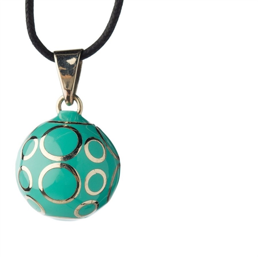 Μενταγιόν εγκυμοσύνης Bola 540 turquoise circles VK540