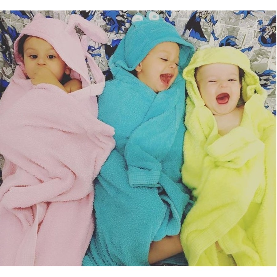Minene πετσέτα με κουκούλα-CUDDLY TOWEL MINENE (ΠΕΤΣΕΤΑ 2 ΣΕ 1) – ΠΡΑΣΙΝΗ 30008
