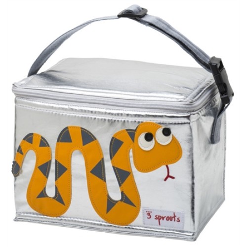 3 Sprouts Ισοθερμική lunch box, τσαντάκι φαγητού Snake PVC FREE