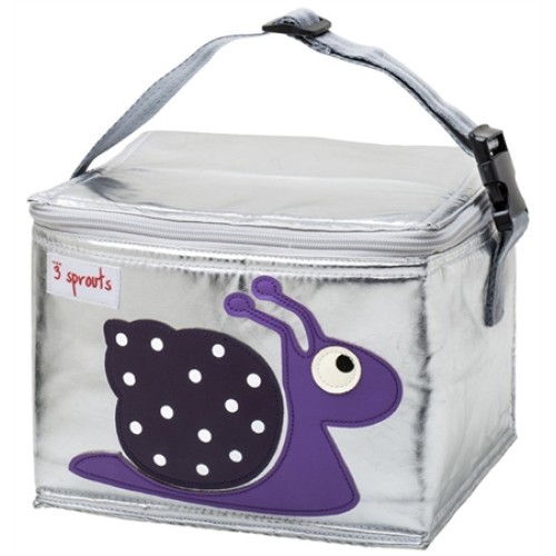 3 Sprouts Ισοθερμική lunch box, τσαντάκι φαγητού Snail PVC FREE