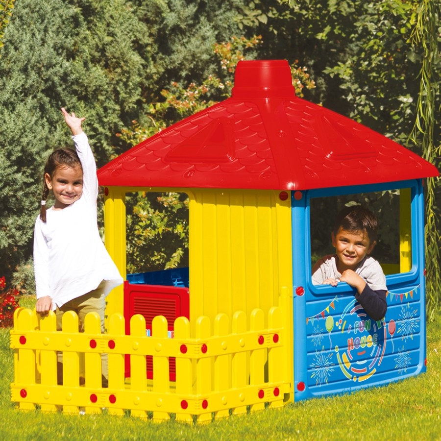Dolu Toys Σπιτάκι κήπου με φράχτη 001-3011