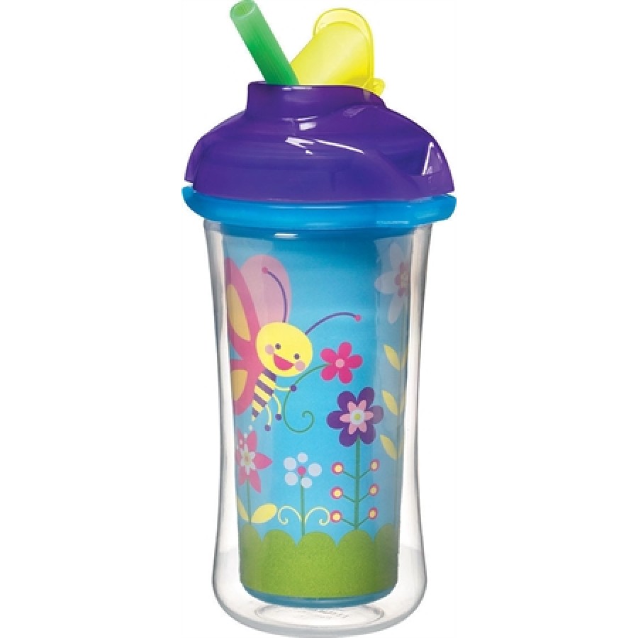 Munchkin Click Lock Ισοθερμικό Μπουκάλι με Καλαμάκι 266ml ΠΕΤΑΛΟΥΔΑ 113809