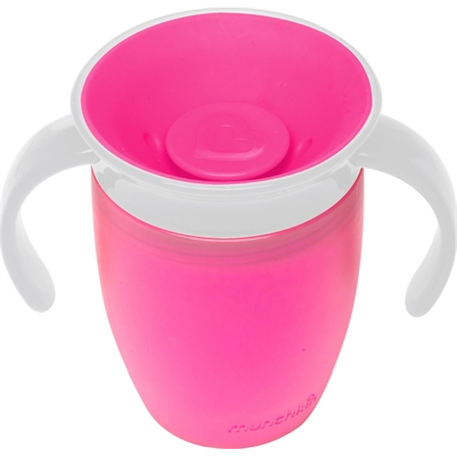 Munchkin Παιδικό Κύπελλο Miracle 360 Trainer Cup pink 6m+, 207ml
