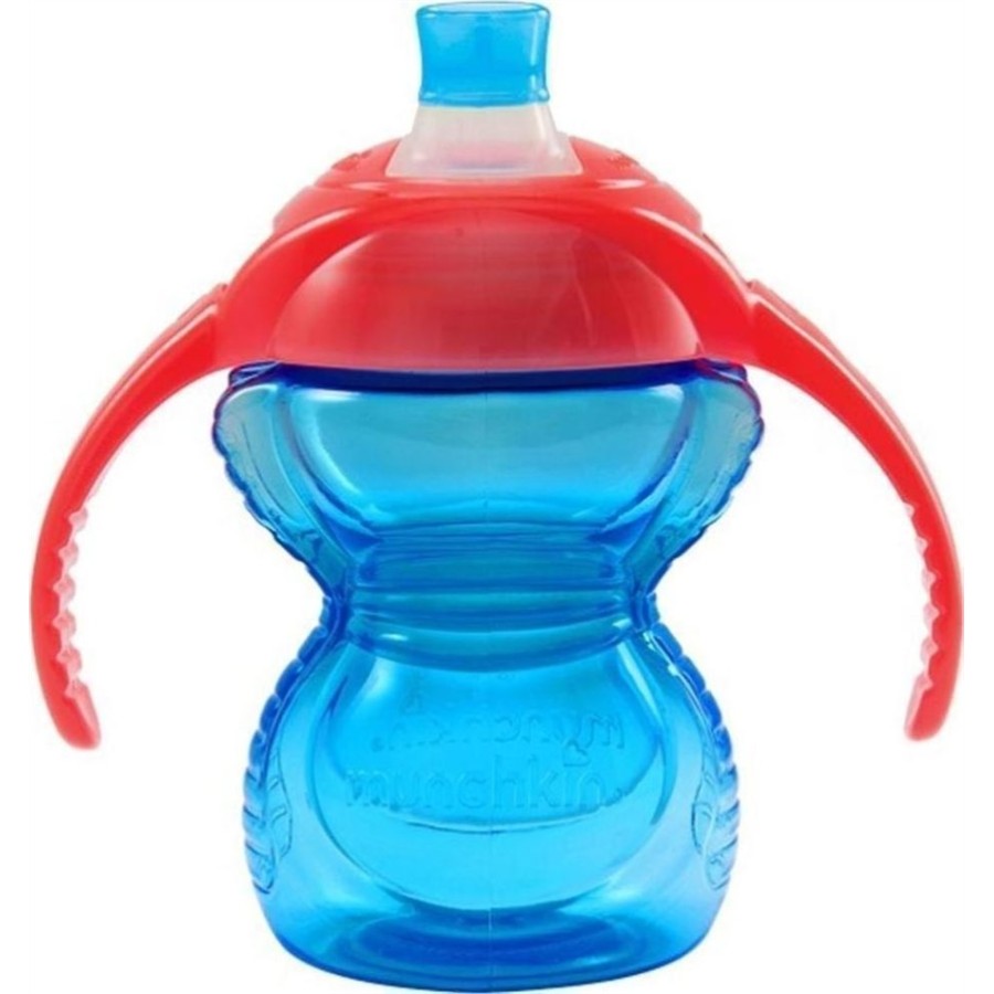 Munchkin Click Lock Trainer Cup 6M+ Ποτηράκι με Μαλακό Στόμιο Χωρίς Διαρροές blue 237ml