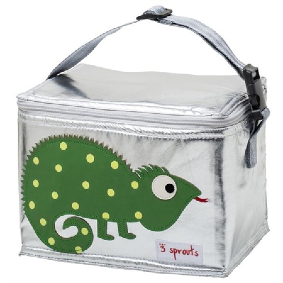 3 Sprouts  Ισοθερμική lunch box, τσαντάκι φαγητού iguana PVC FREE