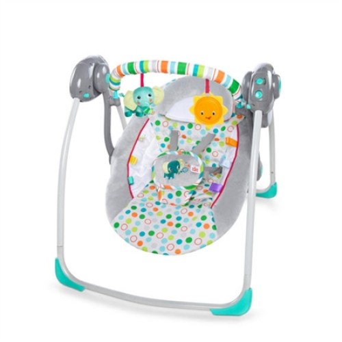 Bright Starts 60742 κούνια-ρηλάξ Itsy Bitsy Jungle Portable Swing