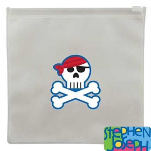 Stephen Joseph Reusable Snack Bags Pirate σετ 2τεμ.