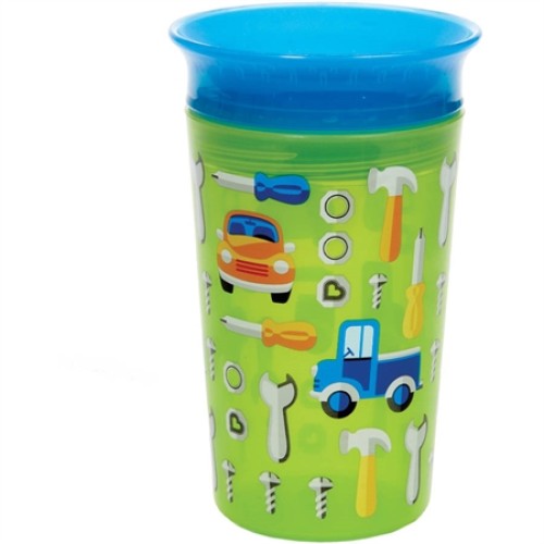 Munchkin Παιδικό Κύπελλο Miracle 360 Deco Trainer Cup (Green Car)12m+, 266ml