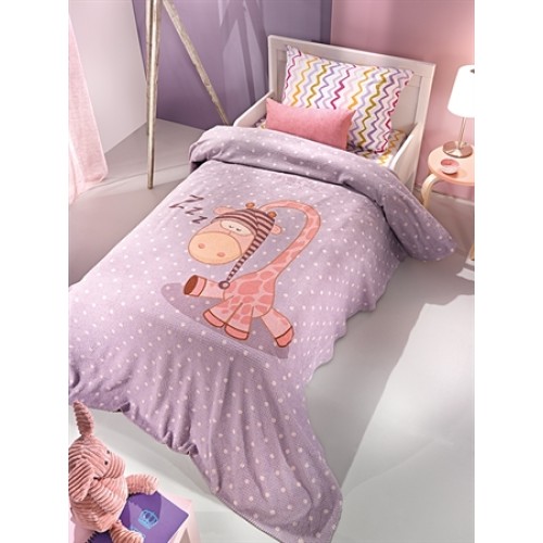 Κουβέρτα ultra soft Sleepy lilac της Saint Clair Paris 160x220