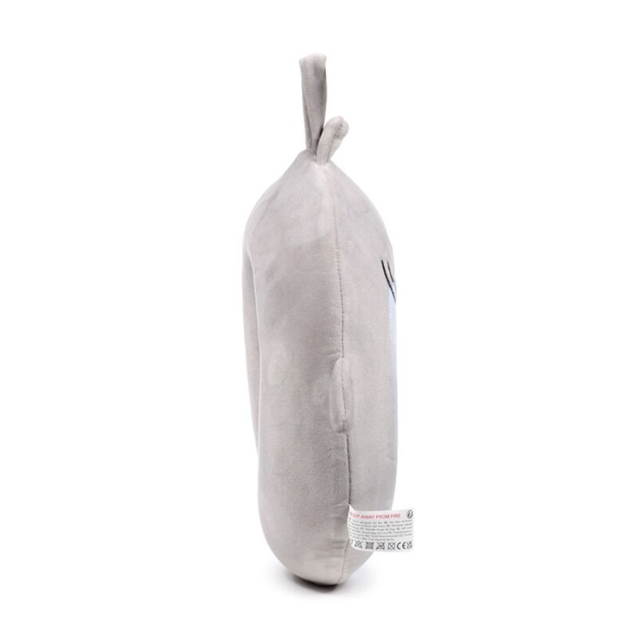 Παιδικό Μαξιλάρι Ταξιδίου Memory Foam Shark Plush Γκρι-Γαλάζιο Puckator