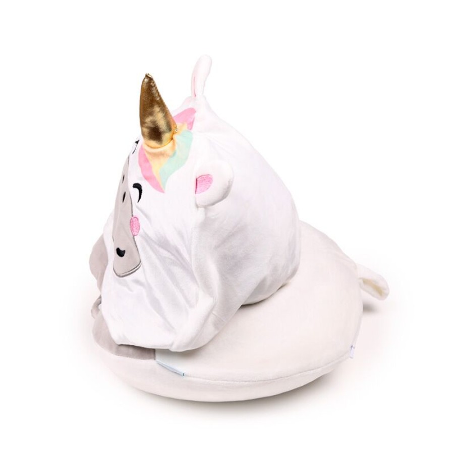 Παιδικό Μαξιλάρι Ταξιδίου Memory Foam με Κουκούλα Adoracorns Astra the Unicorn Puckator
