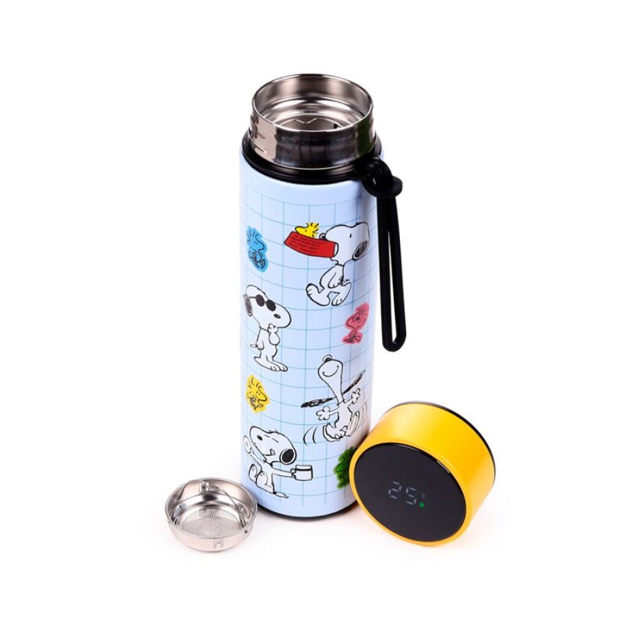 Παιδικό Θερμός Hot&Cold Puckator  Peanuts Snoopy & Woodstock 450ml με Ένδειξη Θερμοκρασίας