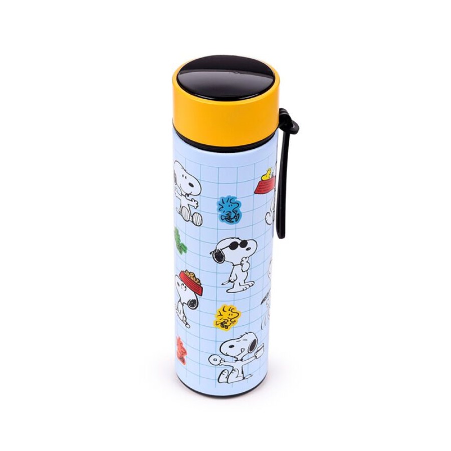 Παιδικό Θερμός Hot&Cold Puckator  Peanuts Snoopy & Woodstock 450ml με Ένδειξη Θερμοκρασίας