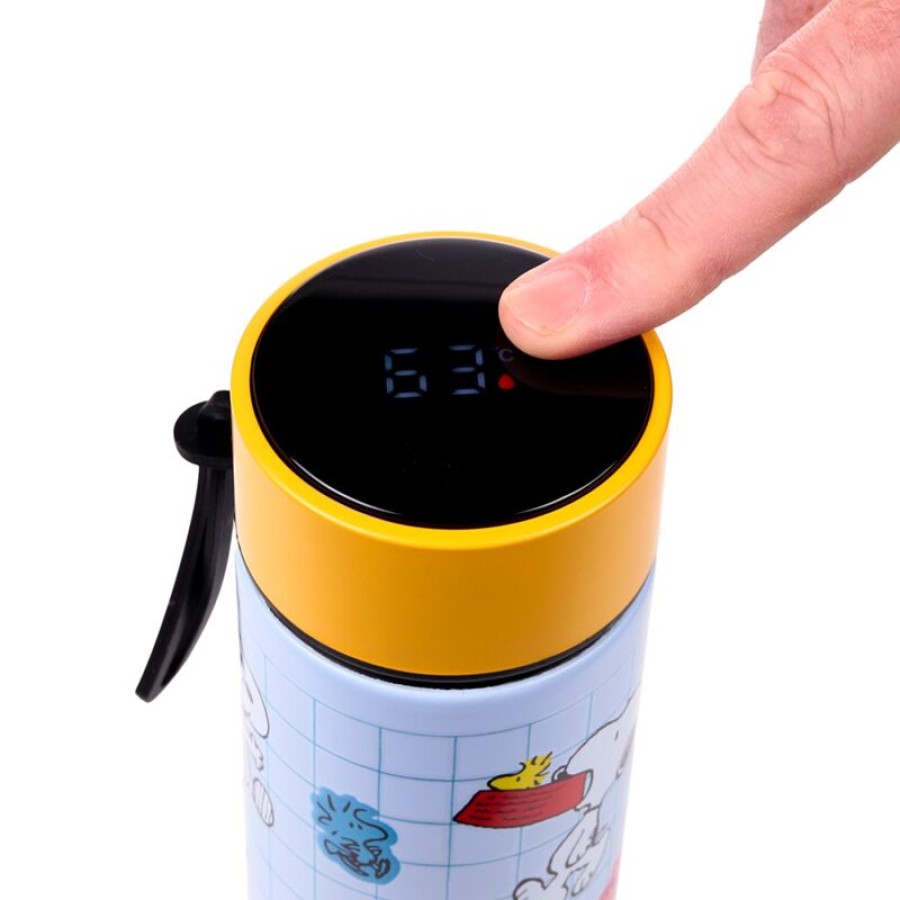 Παιδικό Θερμός Hot&Cold Puckator  Peanuts Snoopy & Woodstock 450ml με Ένδειξη Θερμοκρασίας