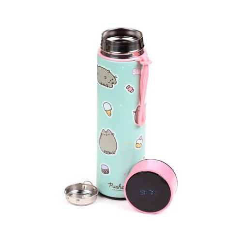 Παιδικό Θερμός Hot&Cold Puckator Pusheen the Cat Sweets 450ml με Ένδειξη Θερμοκρασίας