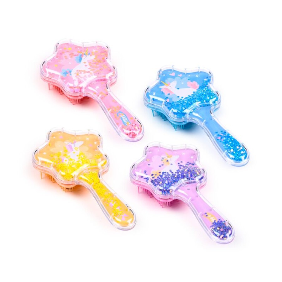 Παιδική Βούρτσα Μαλλιών Unicorn Magic Star Shaped Glitter Puckator