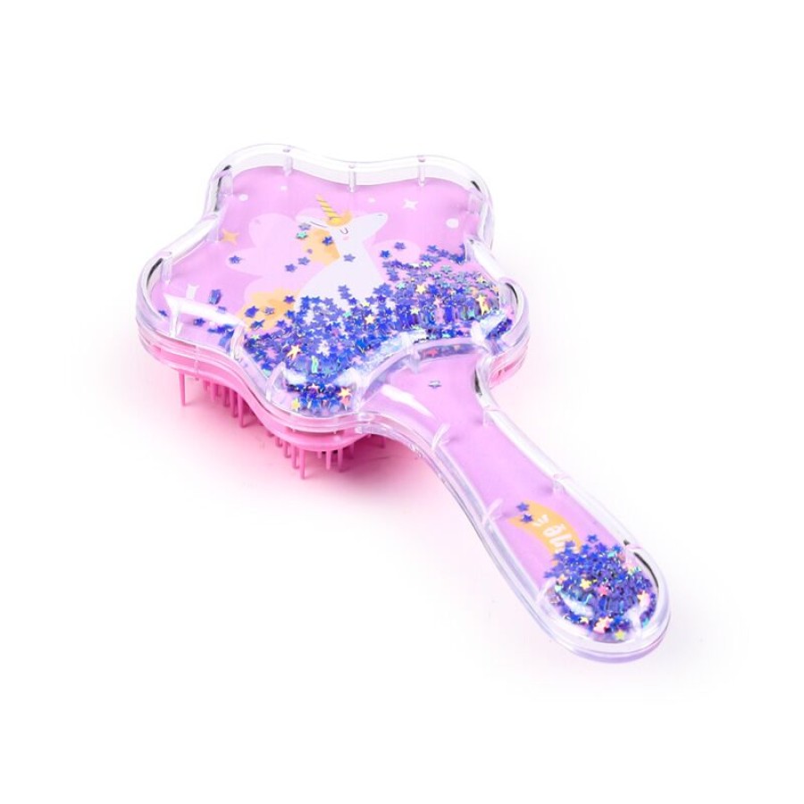 Παιδική Βούρτσα Μαλλιών Unicorn Magic Star Shaped Glitter Puckator