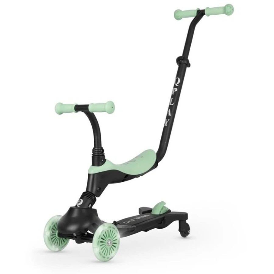 Παιδικό Τρίτροχο Πατίνι 5 σε 1 QPlay Sema Evo Jade Green
