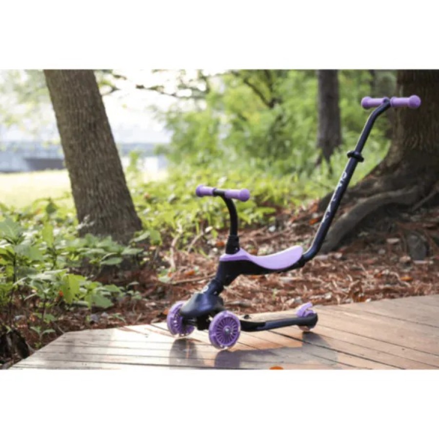 Παιδικό Τρίτροχο Πατίνι 5 σε 1 QPlay Sema Evo Violet