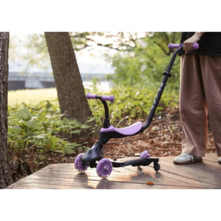 Παιδικό Τρίτροχο Πατίνι 5 σε 1 QPlay Sema Evo Violet