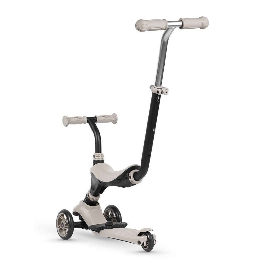 Παιδικό Τρίτροχο Πατίνι 3 σε 1 QPlay Sema Pearl Beige