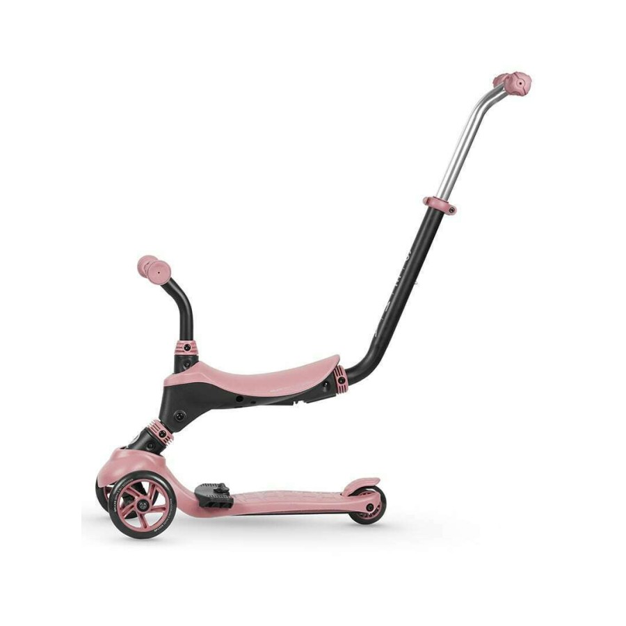 Παιδικό Τρίτροχο Πατίνι 3 σε 1 QPlay Sema Pearl Pink