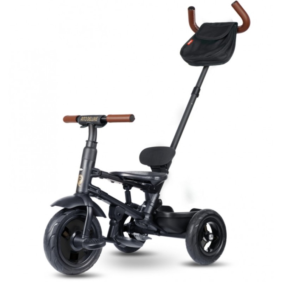 Αναδιπλούμενο Τρίκυκλο Ποδήλατο 6-σε-1 QPlay Rito Deluxe Air Gel Olive Green