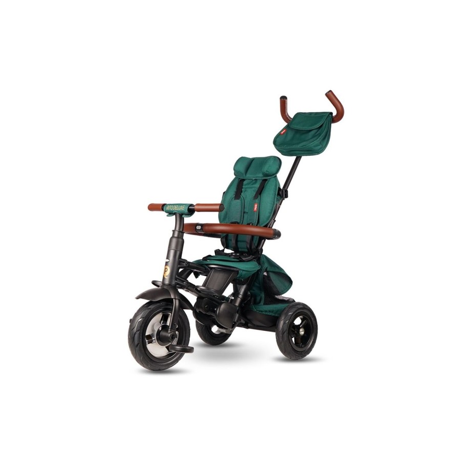 Αναδιπλούμενο Τρίκυκλο Ποδήλατο 6-σε-1 QPlay Rito Deluxe Air Gel Olive Green