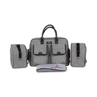 Τσάντα Αλλαξιέρα Sylvie+ Grey QPlay 44x14x33εκ.