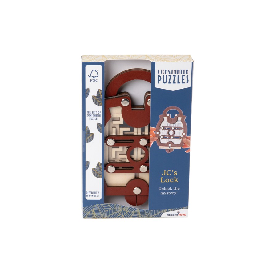 Ξύλινο Παιχνίδι Σπαζοκεφαλιά JC's Lock Recent Toys