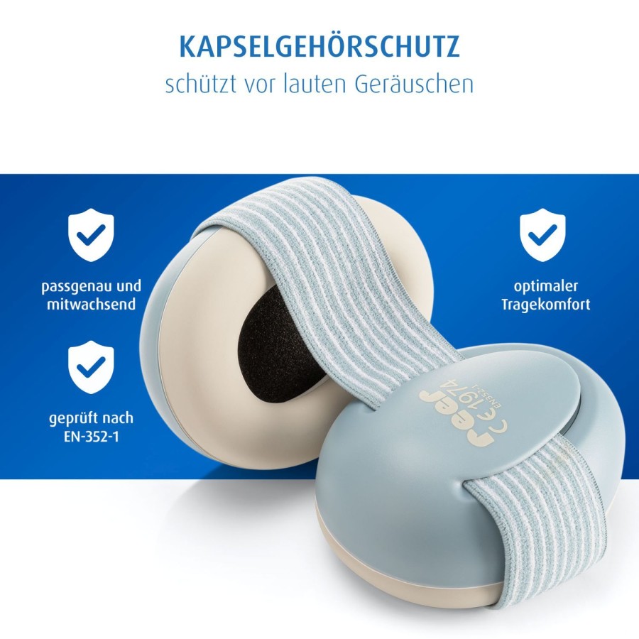Reer Προστατευτικά Ακοής για Μωρά Sky Blue