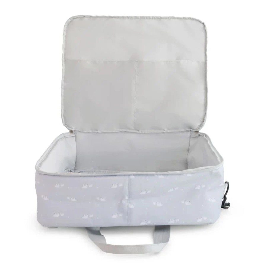 Saro Τσάντα Μαιευτηρίου Polar Bear Γκρι 50x3x18εκ.