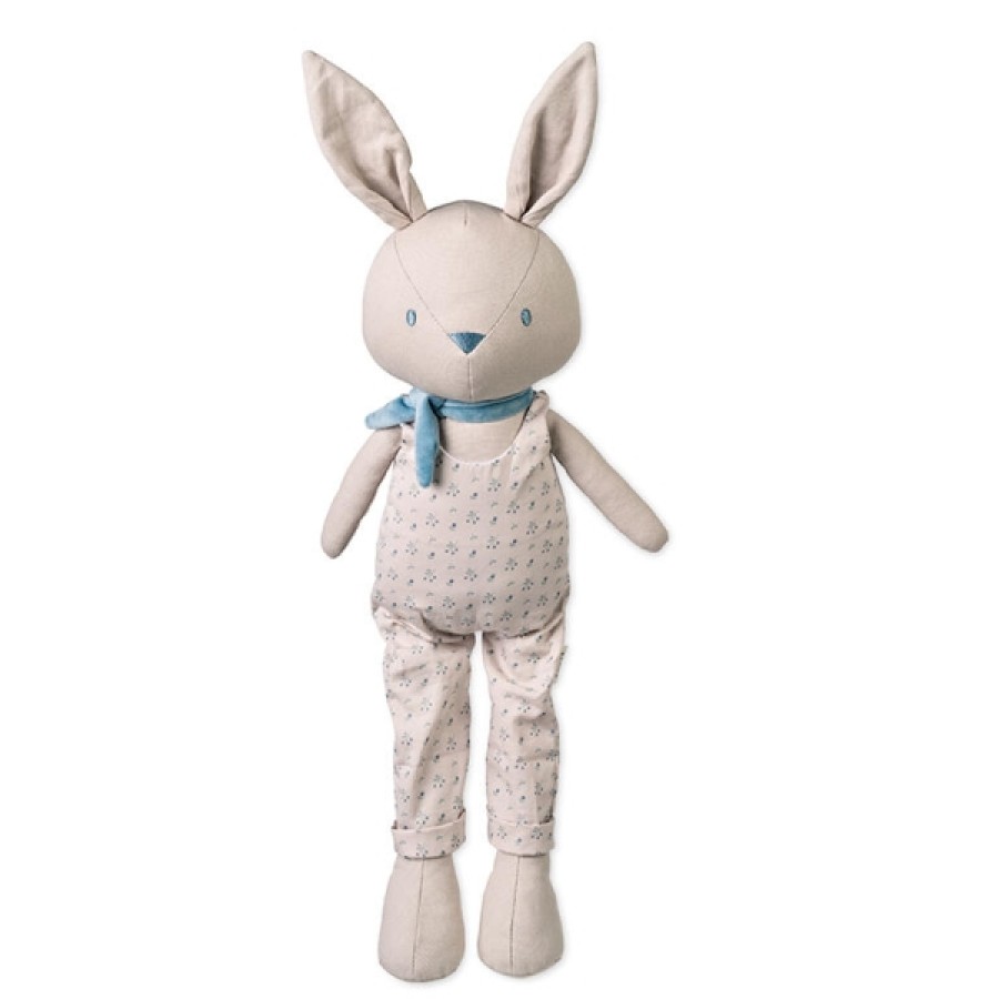 Υφασμάτινη Κούκλα Λαγουδάκι Saro Sage the Bunny Dusty Blue XL 62εκ.