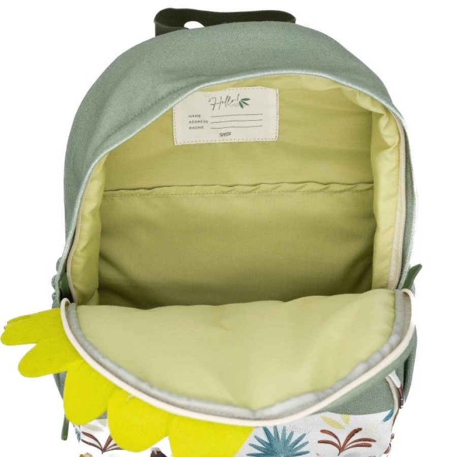 Sassi Παιδική Τσάντα Πλάτης Backpack Junior A4 Cracky the Dinosaur
