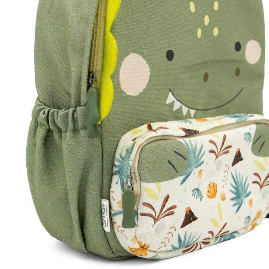 Sassi Παιδική Τσάντα Πλάτης Backpack Junior A4 Cracky the Dinosaur
