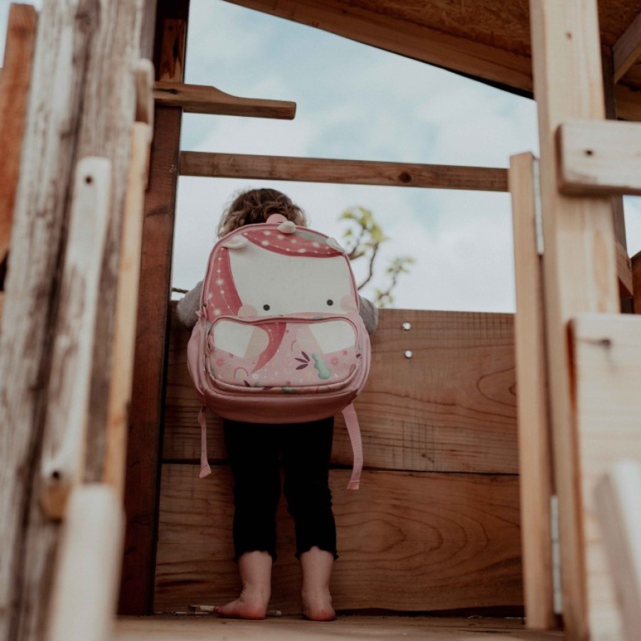 Sassi Παιδική Τσάντα Πλάτης Backpack Junior A4 Cracky the Dinosaur