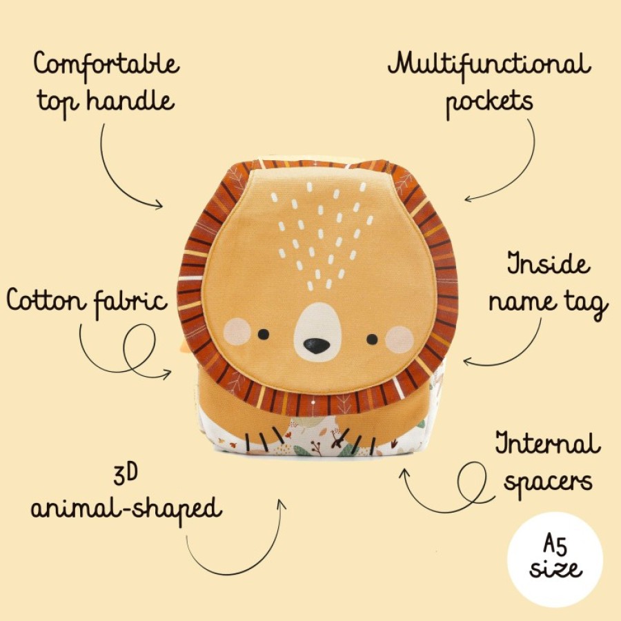 Sassi Παιδική Τσάντα Πλάτης Backpack Mini A5 Chompy the Lion