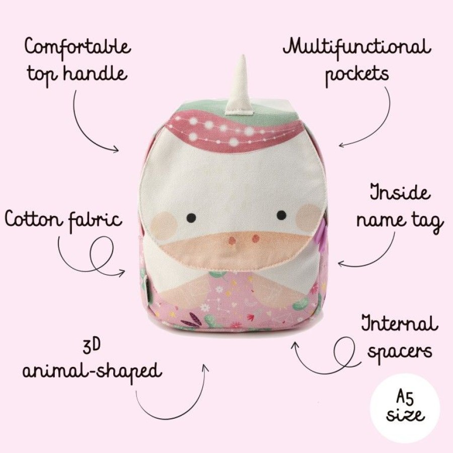 Sassi Παιδική Τσάντα Πλάτης Backpack Mini A5 Sparkly the Unicorn