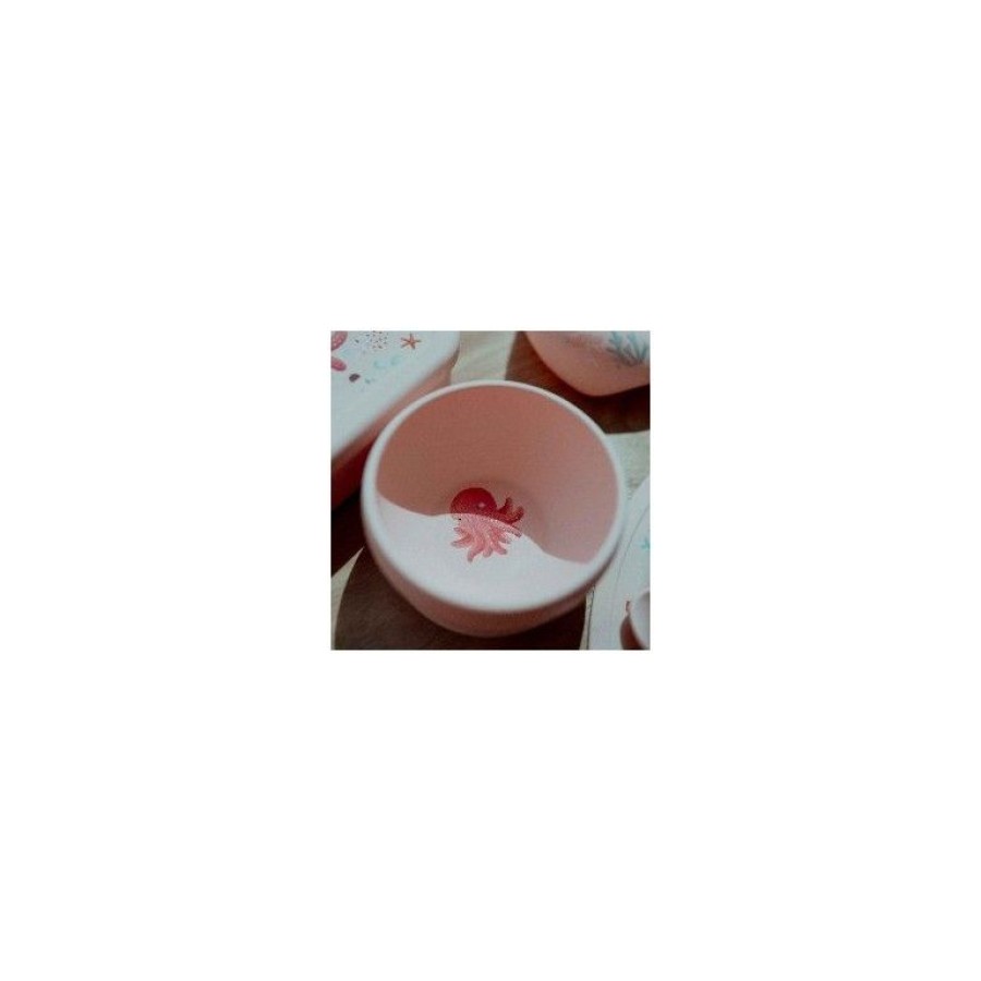 Sasi Παιδικό Μπολ Σιλικόνης Με Βεντούζα Slurpy the Octopus