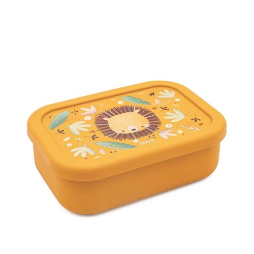 Sassi Lunch Box Παιδικό Δοχείο Φαγητού Σιλικόνης Chompy the Lion 700ml