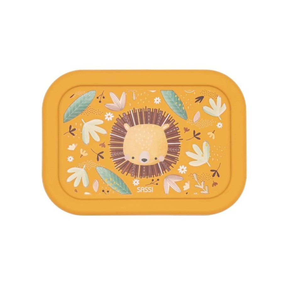 Sassi Lunch Box Παιδικό Δοχείο Φαγητού Σιλικόνης Chompy the Lion 700ml