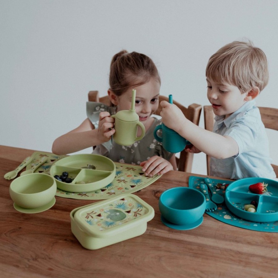 Sassi Lunch Box Παιδικό Δοχείο Φαγητού Σιλικόνης Cracky the Dinosaur 700ml