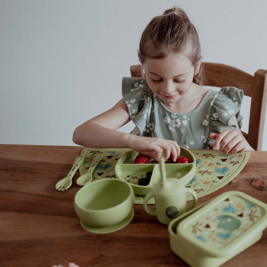Sassi Lunch Box Παιδικό Δοχείο Φαγητού Σιλικόνης Cracky the Dinosaur 700ml