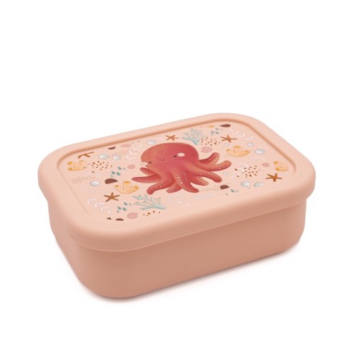 Sassi Lunch Box Παιδικό Δοχείο Φαγητού Σιλικόνης Slurpy the Octopus 700ml