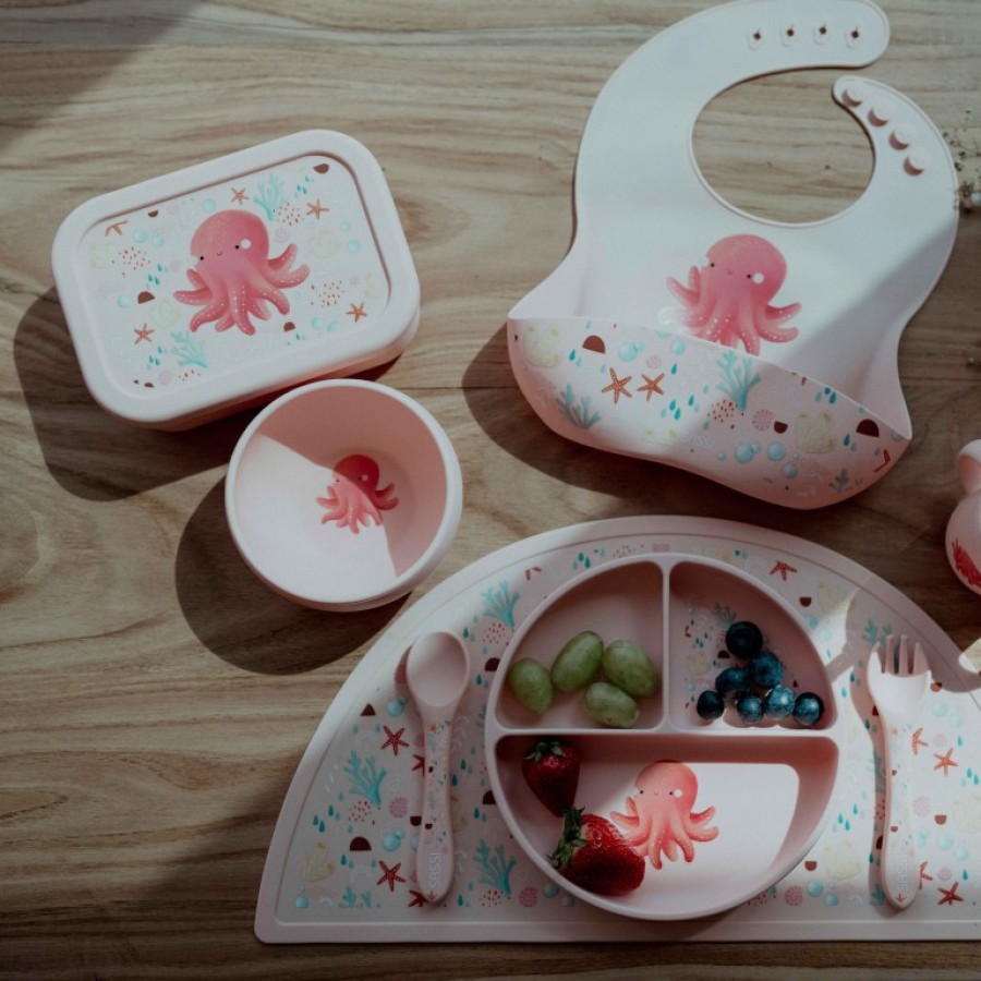 Sassi Lunch Box Παιδικό Δοχείο Φαγητού Σιλικόνης Slurpy the Octopus 700ml