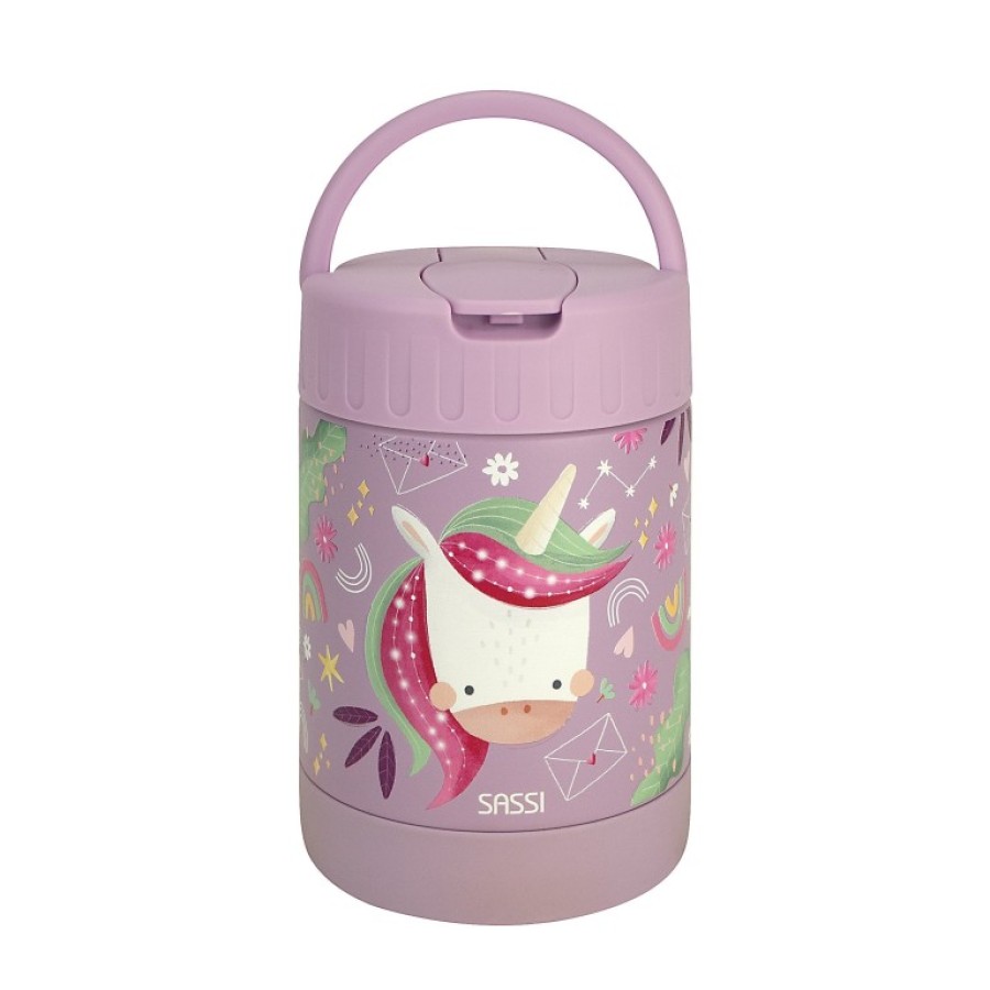 Sassi Παιδικό Θερμός Φαγητού Sparkly the Unicorn 350ml