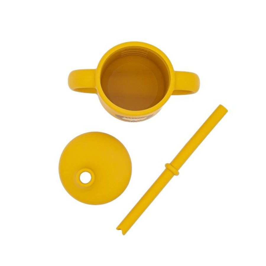 Sassi Ποτηράκι Εκμάθησης με Καλαμάκι Silicone Training Cup Chompy the Lion