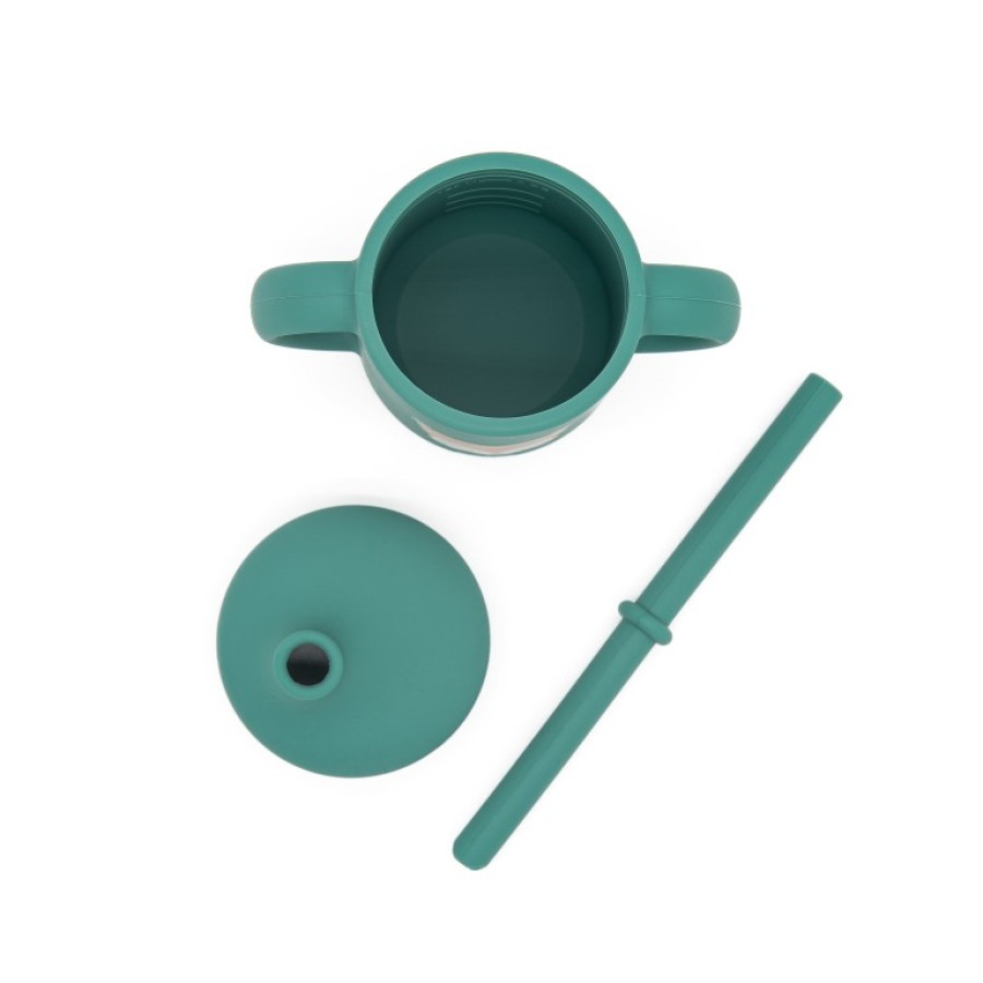 Sassi Ποτηράκι Εκμάθησης με Καλαμάκι Silicone Training Cup Crunchy the Fox