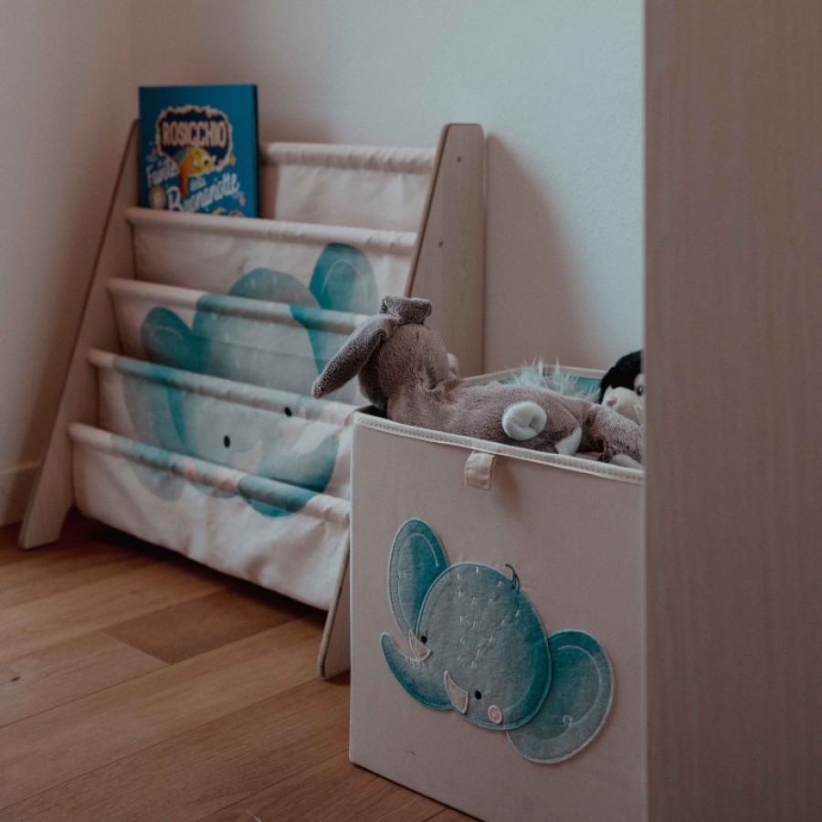 Tετράγωνο Kουτί Aποθήκευσης Sassi Chewy The Elephant 33εκ.