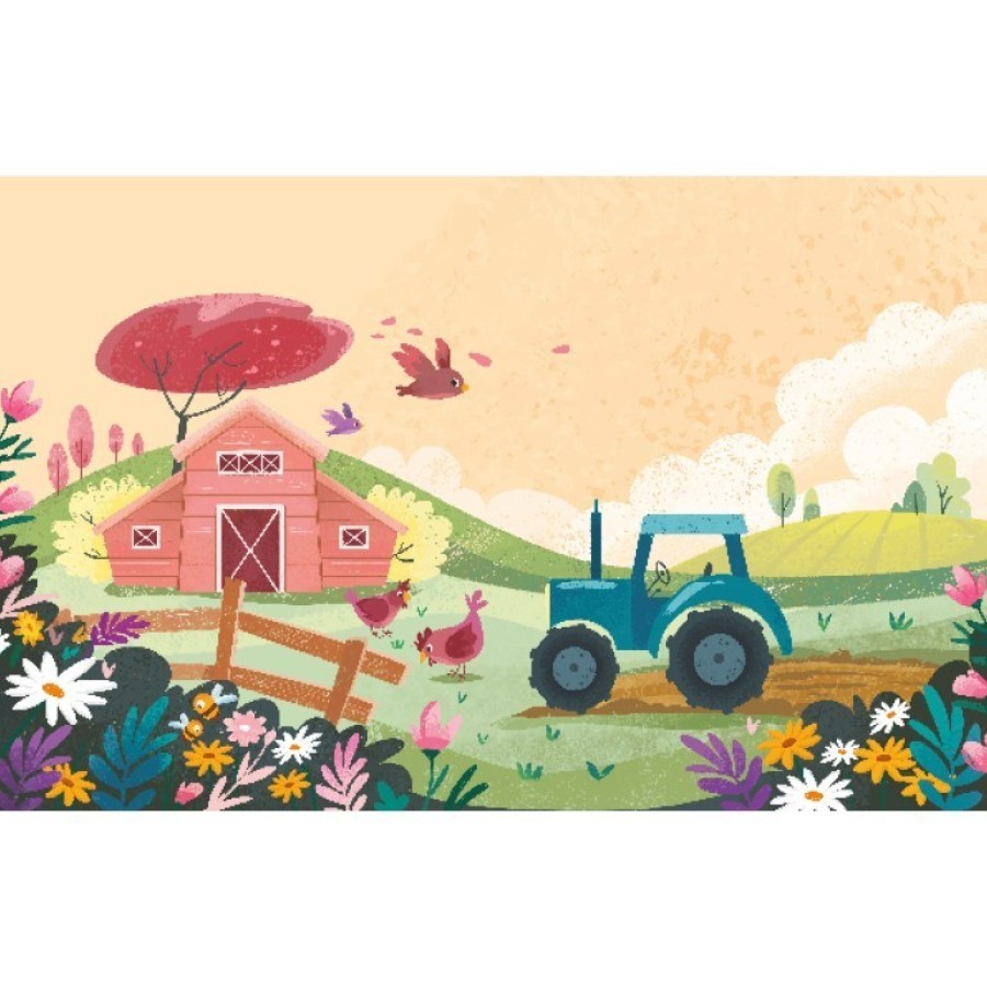 Παιδικό Βιβλίο Ζωγραφικής με Πινέλο Sassi A Free the Colours Brush Book: The Farm